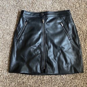 Leather skirt